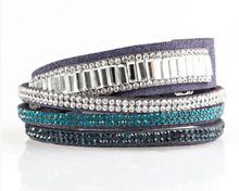 Load image into Gallery viewer, Just in Showtime Blue double Wrap