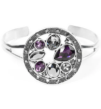 Load image into Gallery viewer, Time To Twinkle Purple Cuff