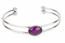 Load image into Gallery viewer, Magnificently Mesmerized Purple Cuff