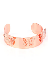 Load image into Gallery viewer, Magical Mariposas Copper Cuff