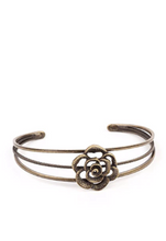 Load image into Gallery viewer, Rosy Repose Brass Cuff