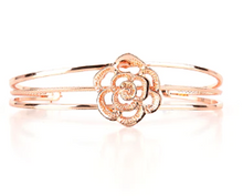 Load image into Gallery viewer, Rosy Repose Copper Cuff