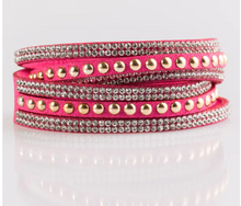 Load image into Gallery viewer, I Bold You So Pink Double Wrap