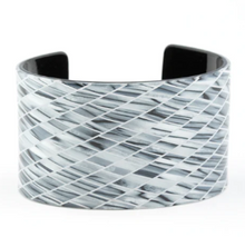 Load image into Gallery viewer, Vogue Revamp Silver Cuff Acrylic