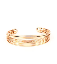 Load image into Gallery viewer, This Girl is on Wire Gold Cuff
