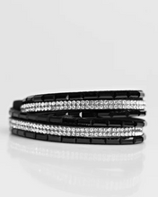 Load image into Gallery viewer, Welcome to the Fashion Show Black Double Wrap