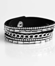 Load image into Gallery viewer, Front Row Fabulous Black Wrap