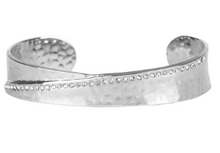 Load image into Gallery viewer, Bring The Bling White Cuff