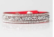 Load image into Gallery viewer, Glam on fire Red Wrap