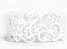 Load image into Gallery viewer, Vine and Dash White Cuff