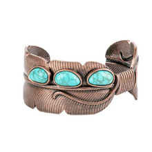 Load image into Gallery viewer, River Bend Relic Copper Cuff