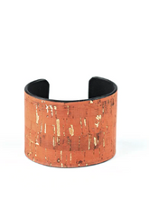 Load image into Gallery viewer, Up To Scratch Orange Cork Cuff