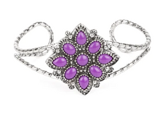 Load image into Gallery viewer, Happily Ever Applique Purple Cuff