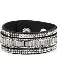 Load image into Gallery viewer, First Class Shimmer Black Wrap