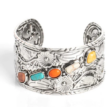 Load image into Gallery viewer, Still Floral Stones Multi Cuff