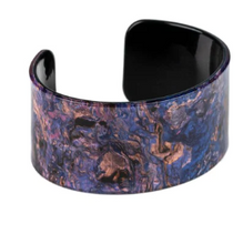 Load image into Gallery viewer, Marbled Mystique purple Acrylic Cuff