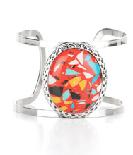 Load image into Gallery viewer, Tantalizingly Terrazzo Red Cuff