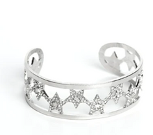 Load image into Gallery viewer, Starry Suffragette White Cuff