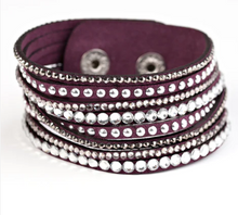 Load image into Gallery viewer, Guitars and Glitter Purple Wrap