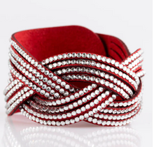 Load image into Gallery viewer, Big City Shimmer Red Wrap