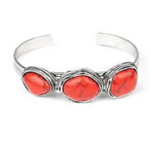 Load image into Gallery viewer, Stone Shop Red Cuff