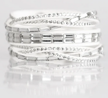 Load image into Gallery viewer, Grand Slam Shimmer White Wrap