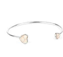 Load image into Gallery viewer, Romantically Rustic White Cuff