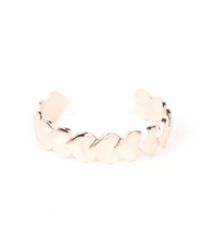 Load image into Gallery viewer, Hearts Galore Rose Gold Cuff