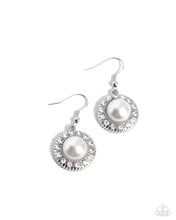 Load image into Gallery viewer, Take A VOW White Earrings