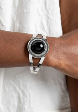 Load image into Gallery viewer, Put On The Glitz Black Cuff
