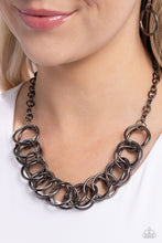 Load image into Gallery viewer, Heavy Metal Hero Black Necklace