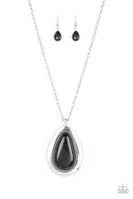 Load image into Gallery viewer, BADLAND to The Bone Black Necklace