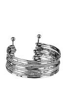 Load image into Gallery viewer, Sleek Shimmer Black Cuff