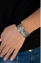 Load image into Gallery viewer, Sleek Shimmer Black Cuff