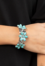 Load image into Gallery viewer, Desert Flower Patch Blue Cuff