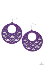 Load image into Gallery viewer, Sea Le Viel Purple Earring