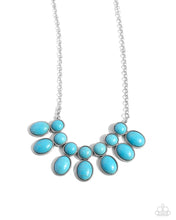 Load image into Gallery viewer, Environmental Impact Blue Necklace
