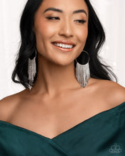 Load image into Gallery viewer, Streamlined Shimmer White Earrings