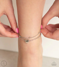 Load image into Gallery viewer, Ocean Heart Silver Anklet