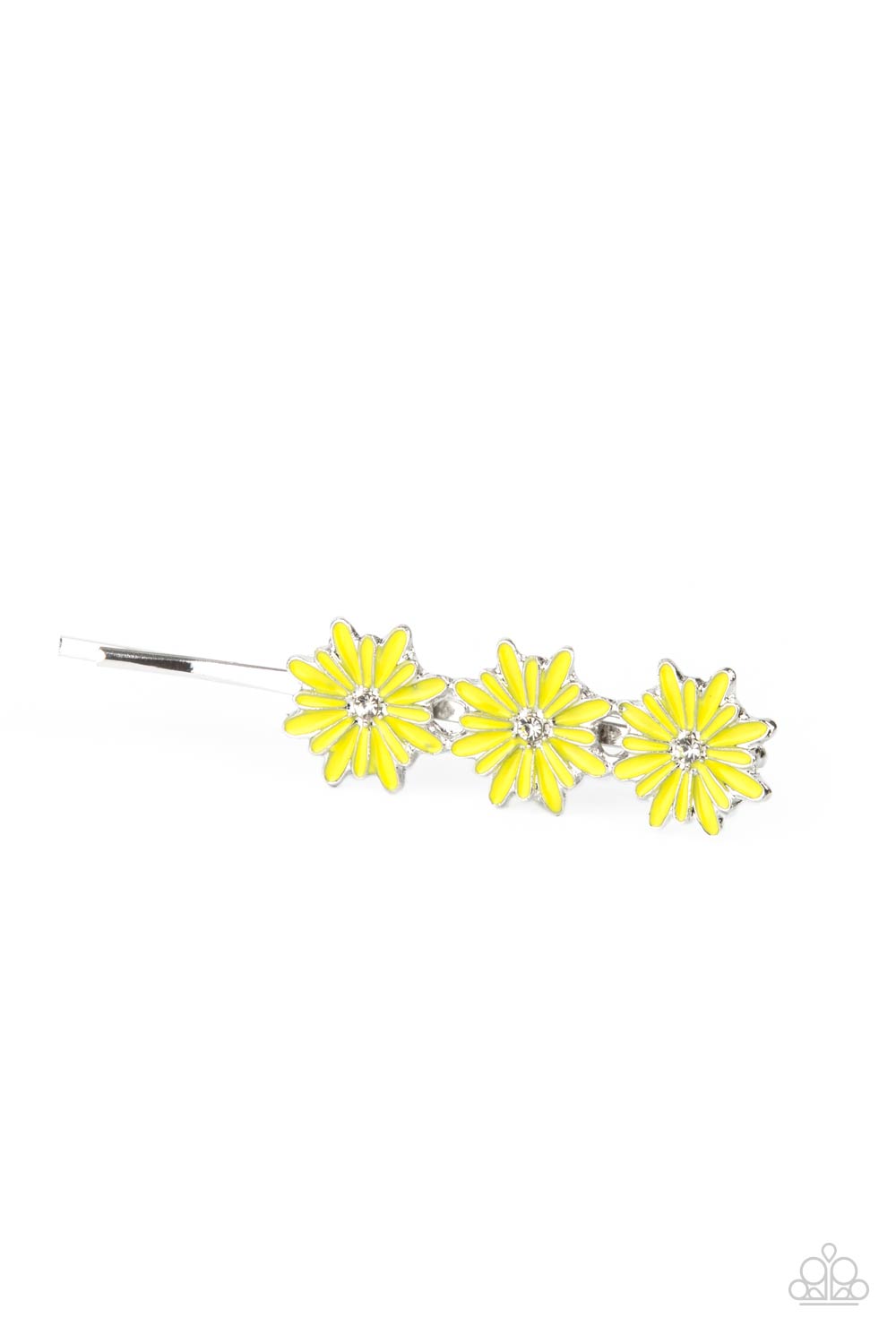 Flower Patch Princess Yellow Hair Clip