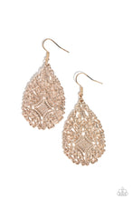 Load image into Gallery viewer, Meadow Magic Rose Gold Earrings
