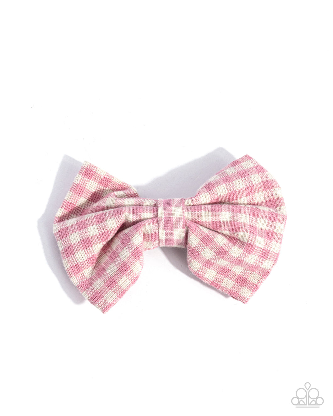 Gingham Grove Pink Hair Clip