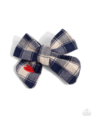 Plaid Picnic Blue Hair Clip