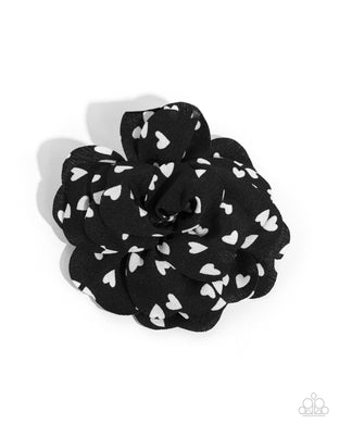 Cupids Garden Black Hair Clip