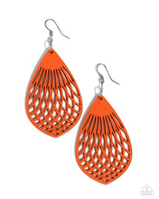 Load image into Gallery viewer, Caribbean Coral Orange Earrings