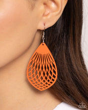 Load image into Gallery viewer, Caribbean Coral Orange Earrings
