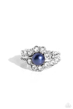 Load image into Gallery viewer, Titanic Tango Blue Skinny Band Ring