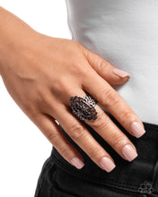 Load image into Gallery viewer, Victorian Vanity Black Ring