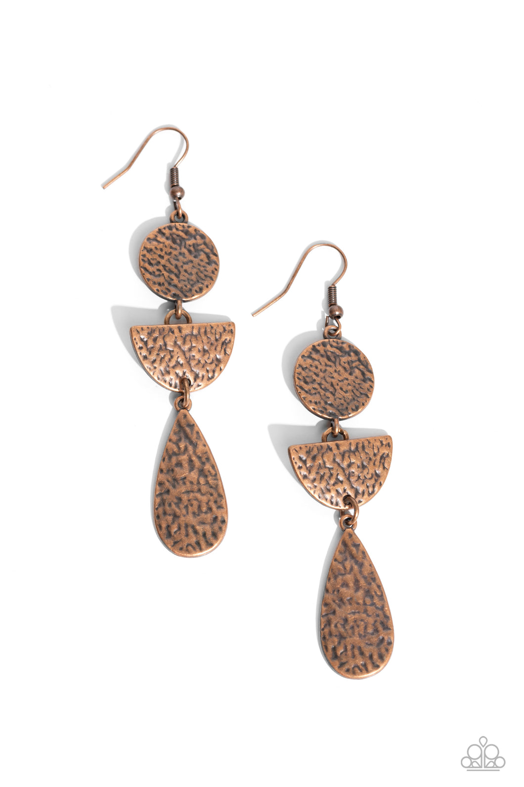 Artisanal Allure Copper Earrings