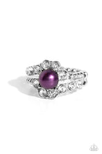 Load image into Gallery viewer, Titanic Tango Purple Skinny Band Ring